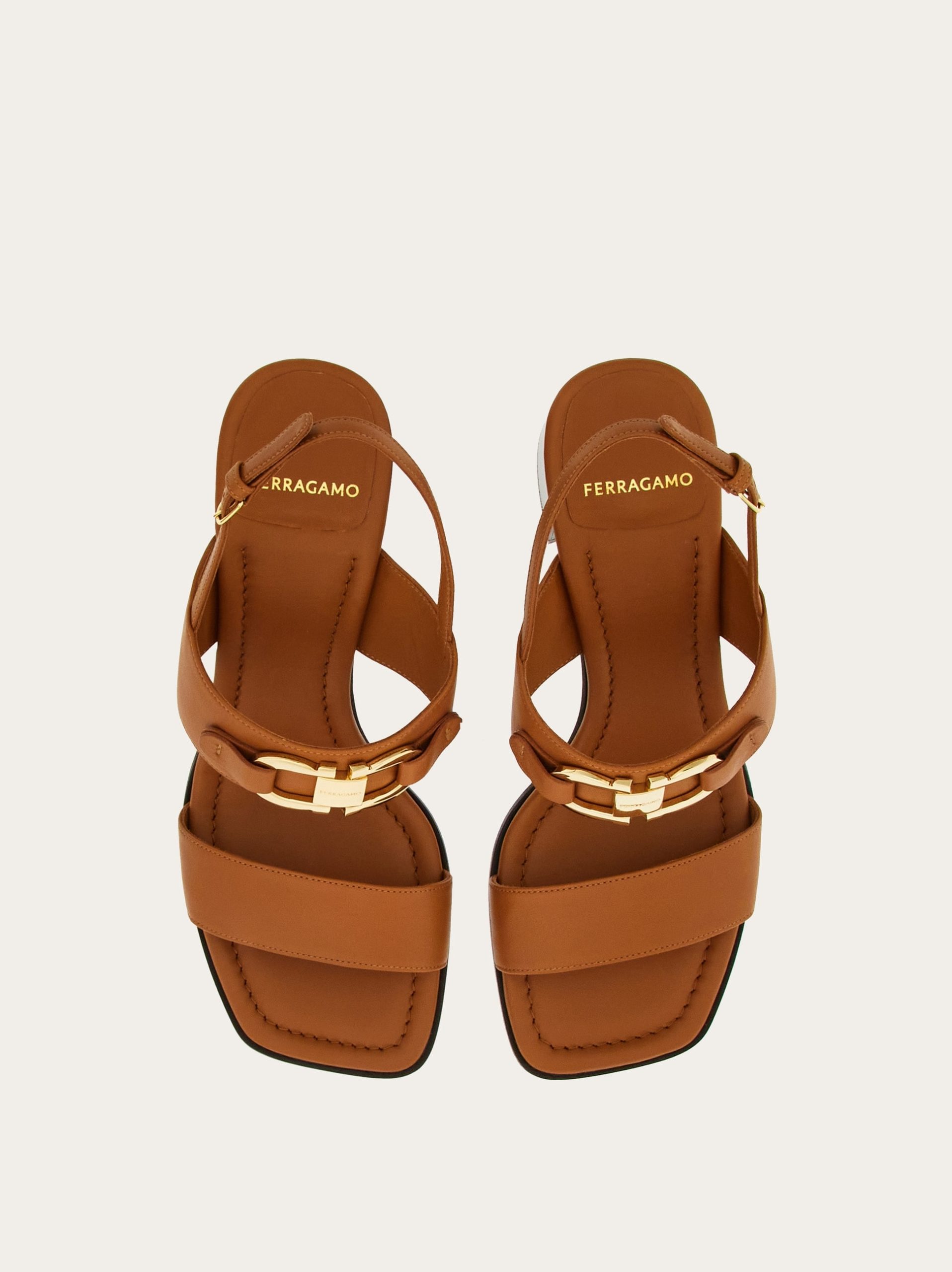 Ferragamo Sandal with Gancini ornament - Image 5